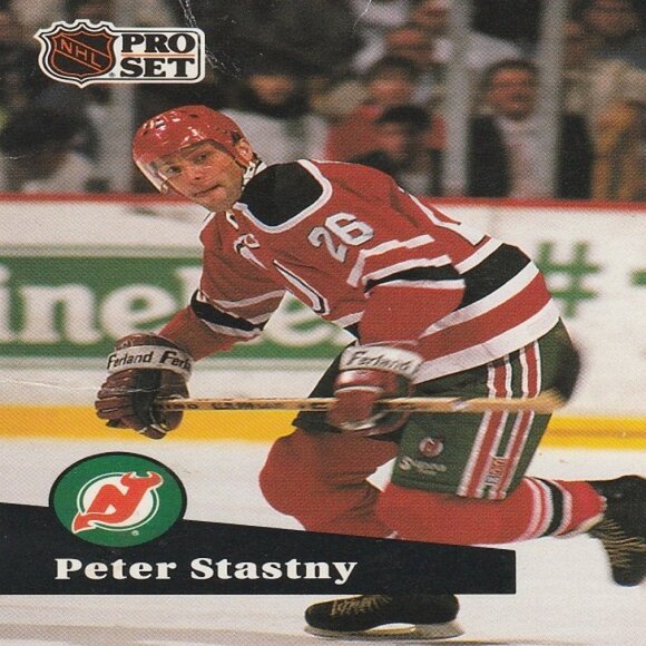 Peter Stastny New Jersey Devils NHL Hockey Card Collection - 3 Card Set - Picture 3 of 4